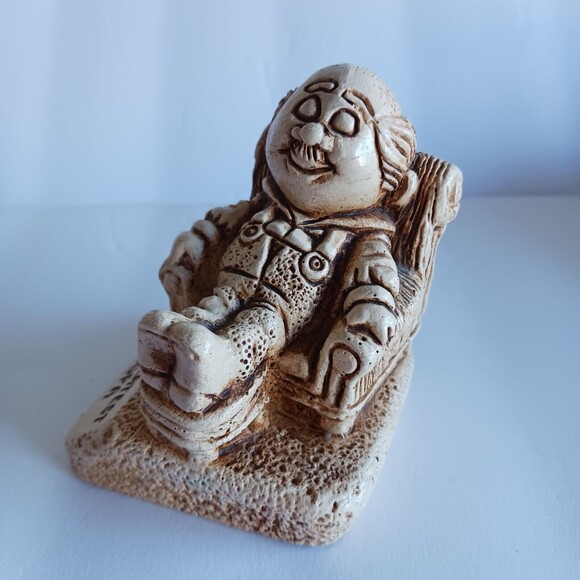 1970 Vintage Paula Inc. Worlds Greatest Grandpa W-178  Figurine USA Recliner - Picture 1 of 7